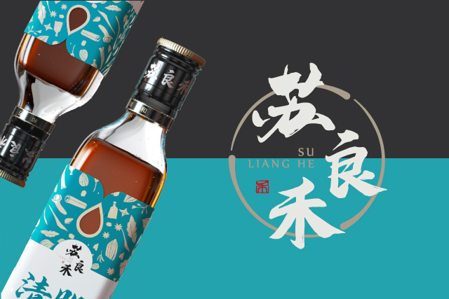 料酒品牌包裝設(shè)計-蘇良禾清脂料酒