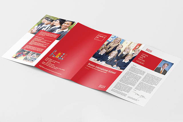 國際學(xué)校折頁設(shè)計-宣傳設(shè)計-DM設(shè)計-波士頓國際學(xué)校